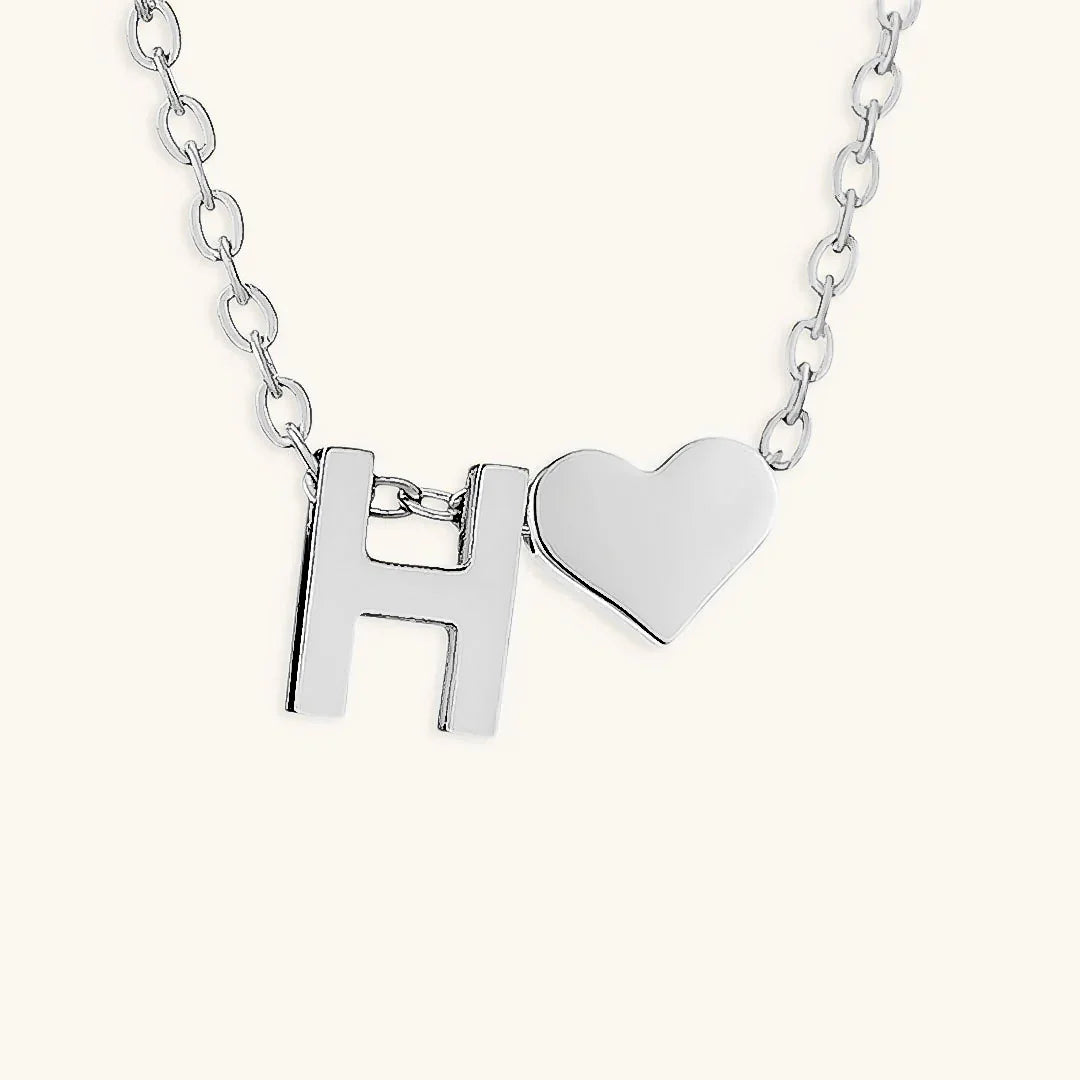 Hathor Initial Letter Gold Necklace