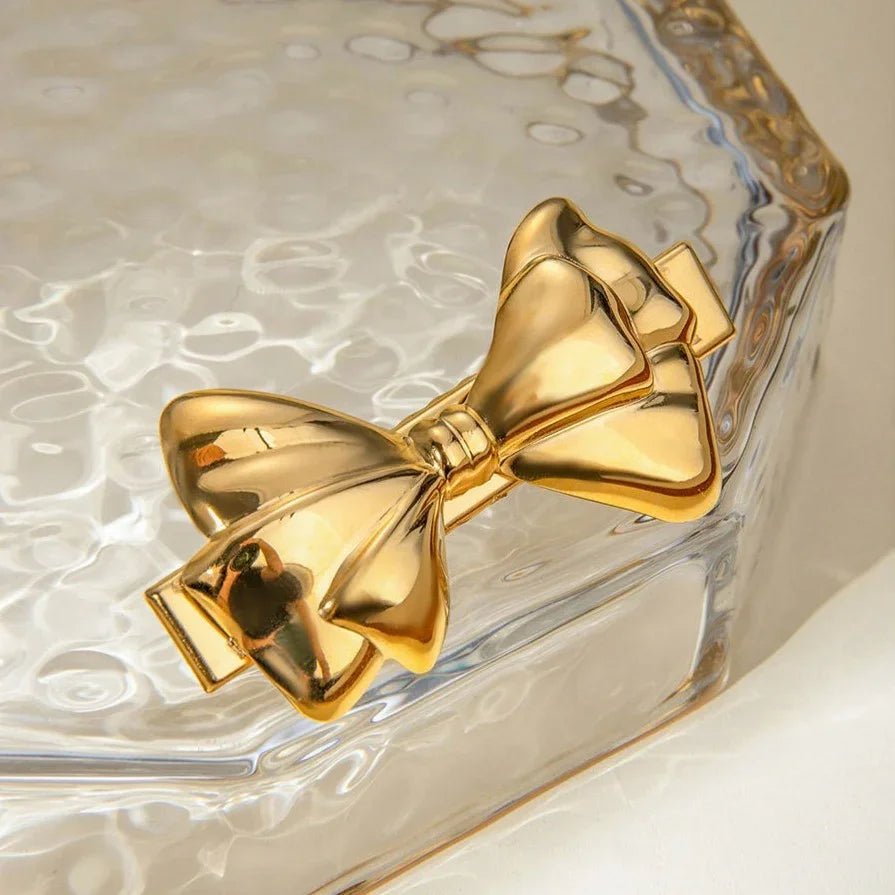Anemone Gold Hair Clip