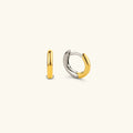 Vibe Two Tone Hoop Earring