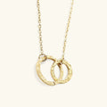 Nerthus Gold Hoop Necklace