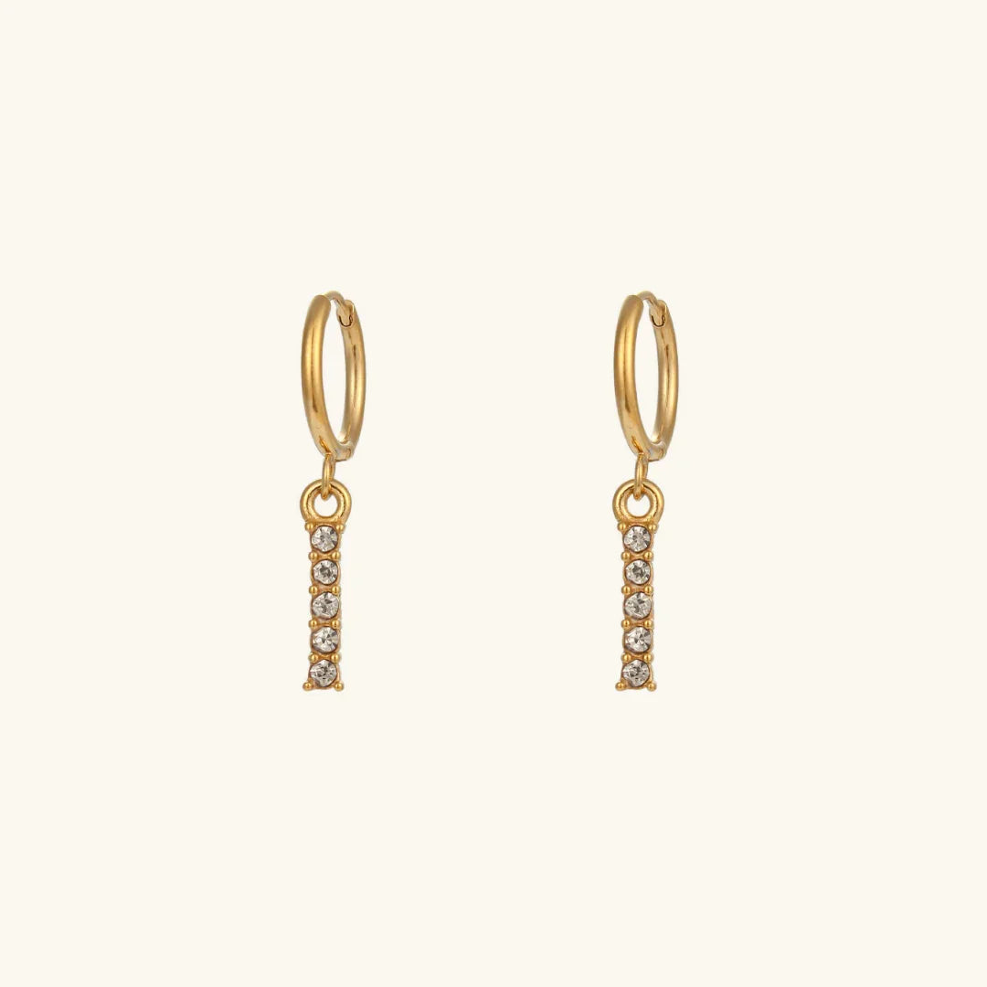 Grace Initial Letter Earrings