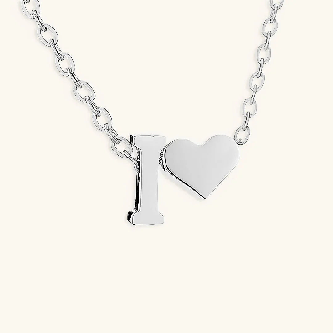 Hathor Initial Letter Gold Necklace