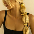 Lotus Hammered Arch Pony Cuff