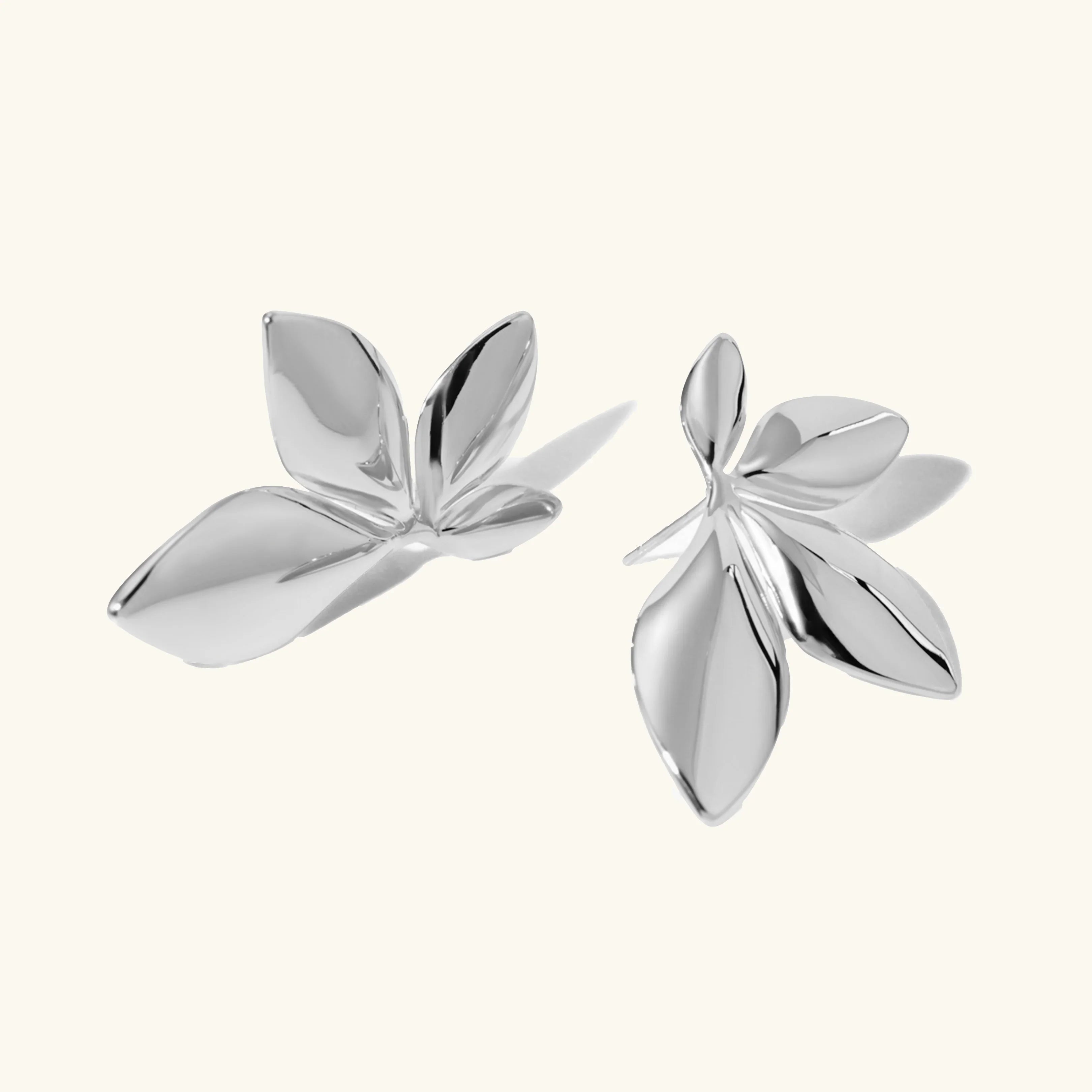 Timeless Gold Petal Earrings