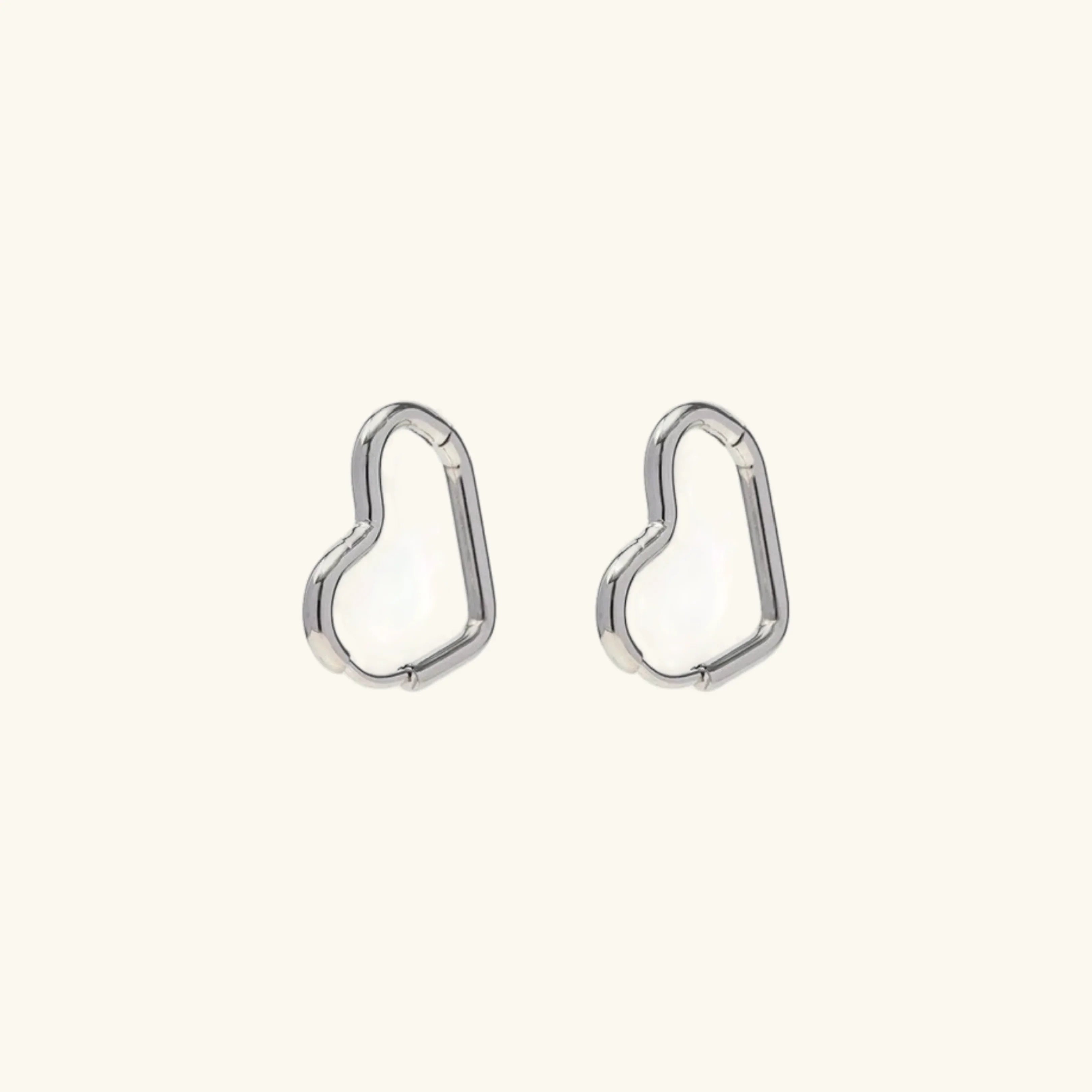 True Love Heart Hoops