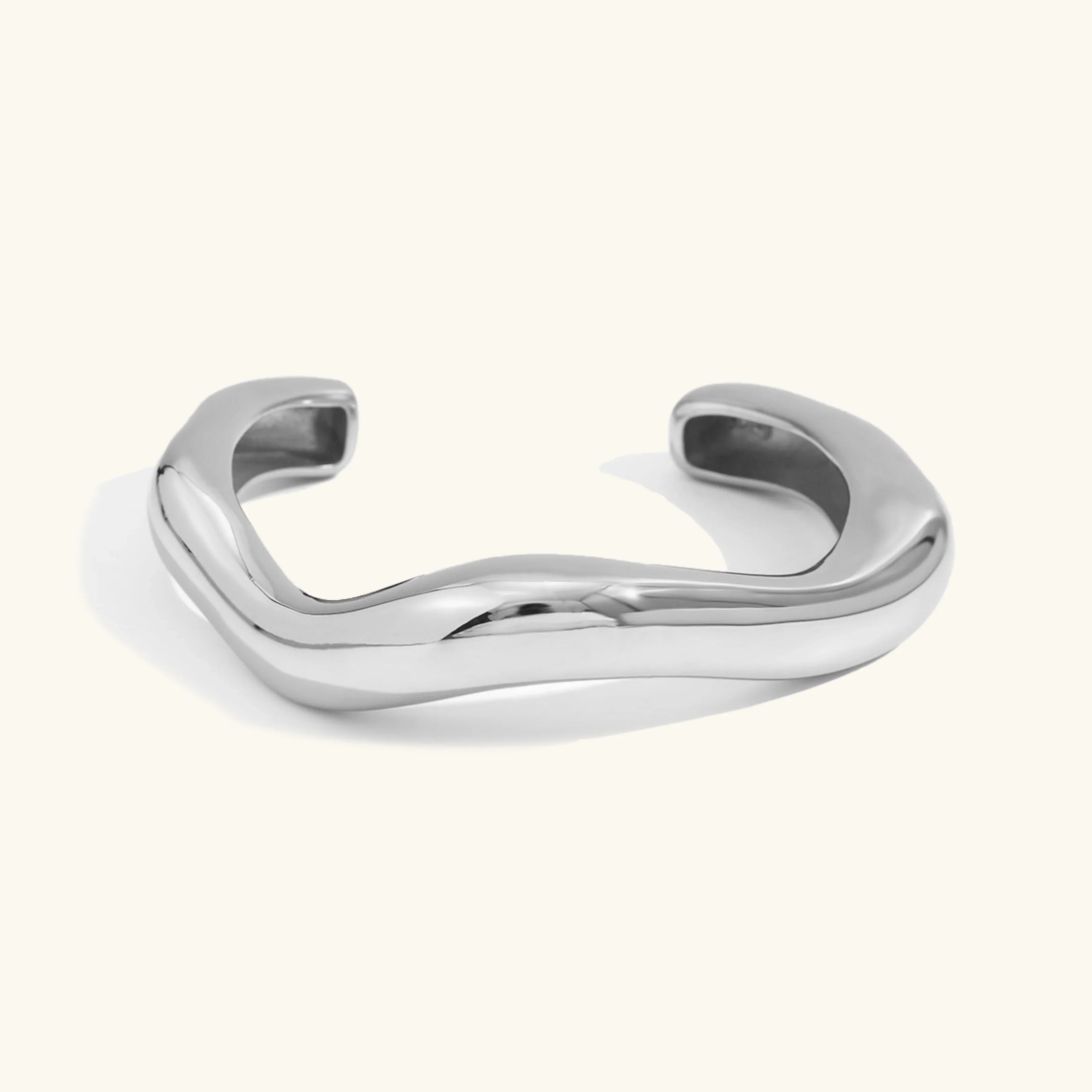 Naomi Asymmetrical Gold Bangle