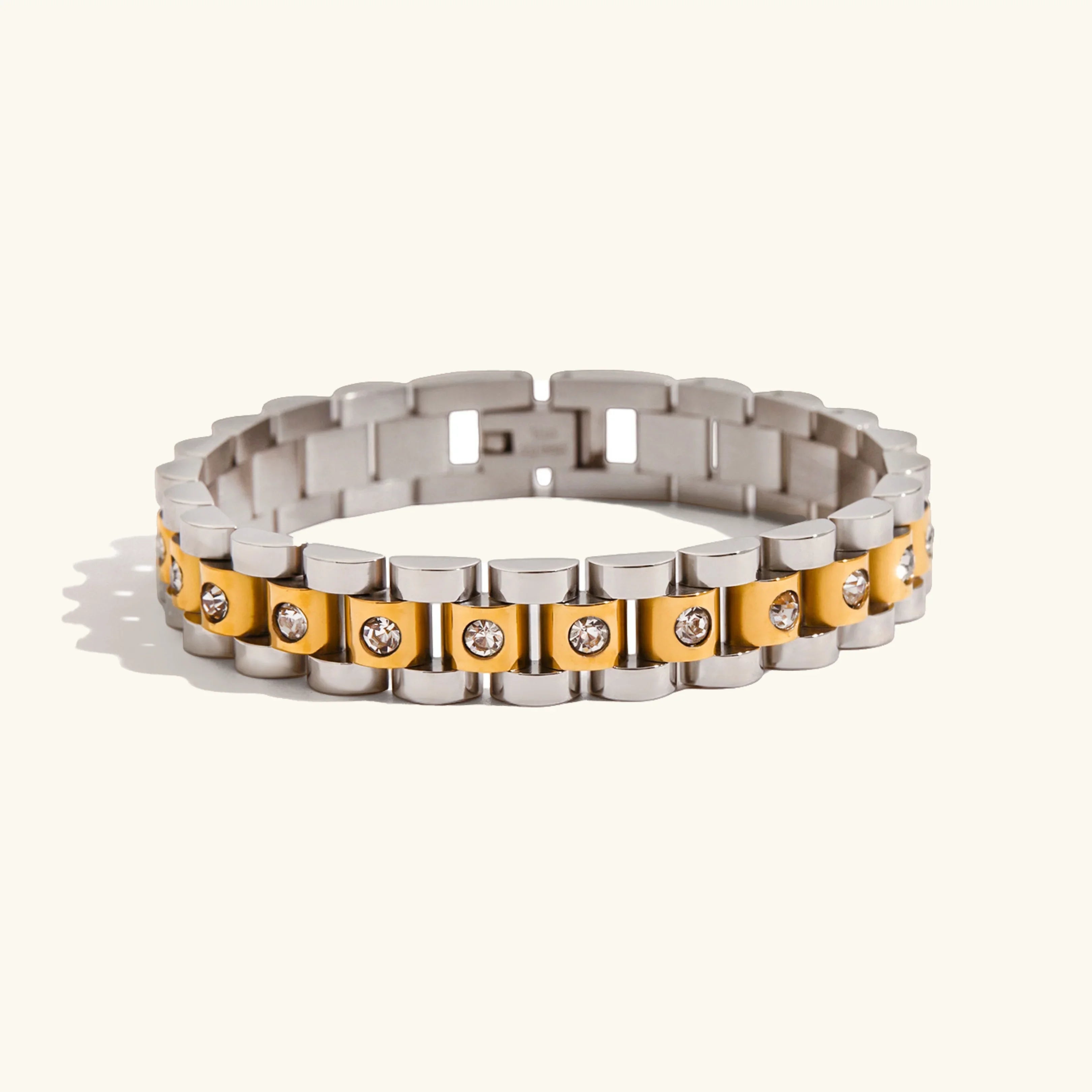 Maggie Gold Watchband Bracelet