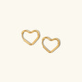 True Love Heart Hoops