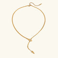 Izanami Gold Serpentine Pendant