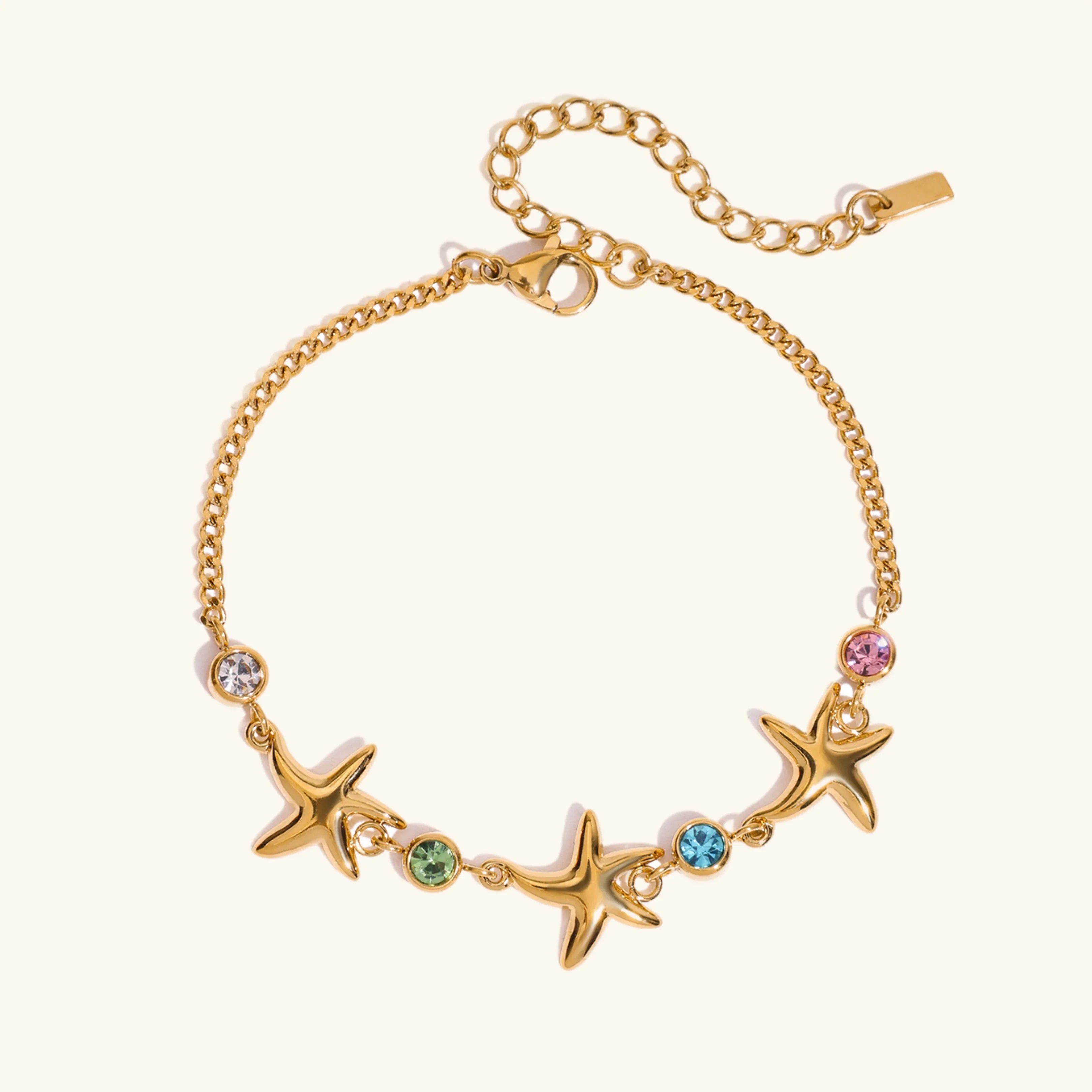 Ellie Golden Starfish Bracelet