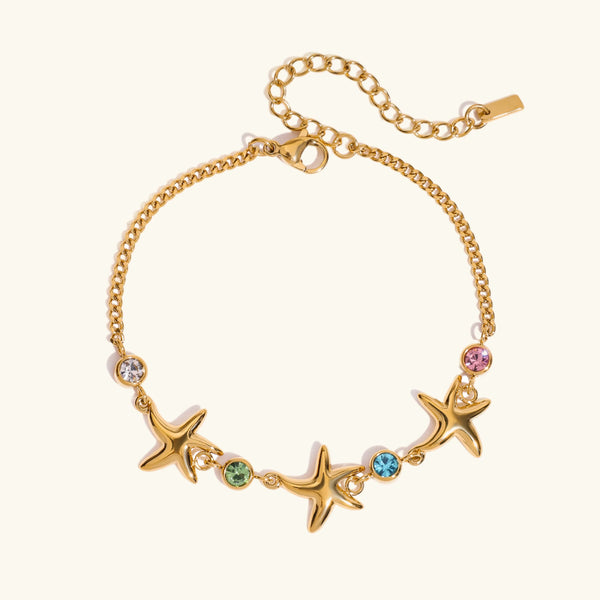 Ellie Golden Starfish Bracelet