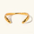 Sophia Contemporary Gold Bangle