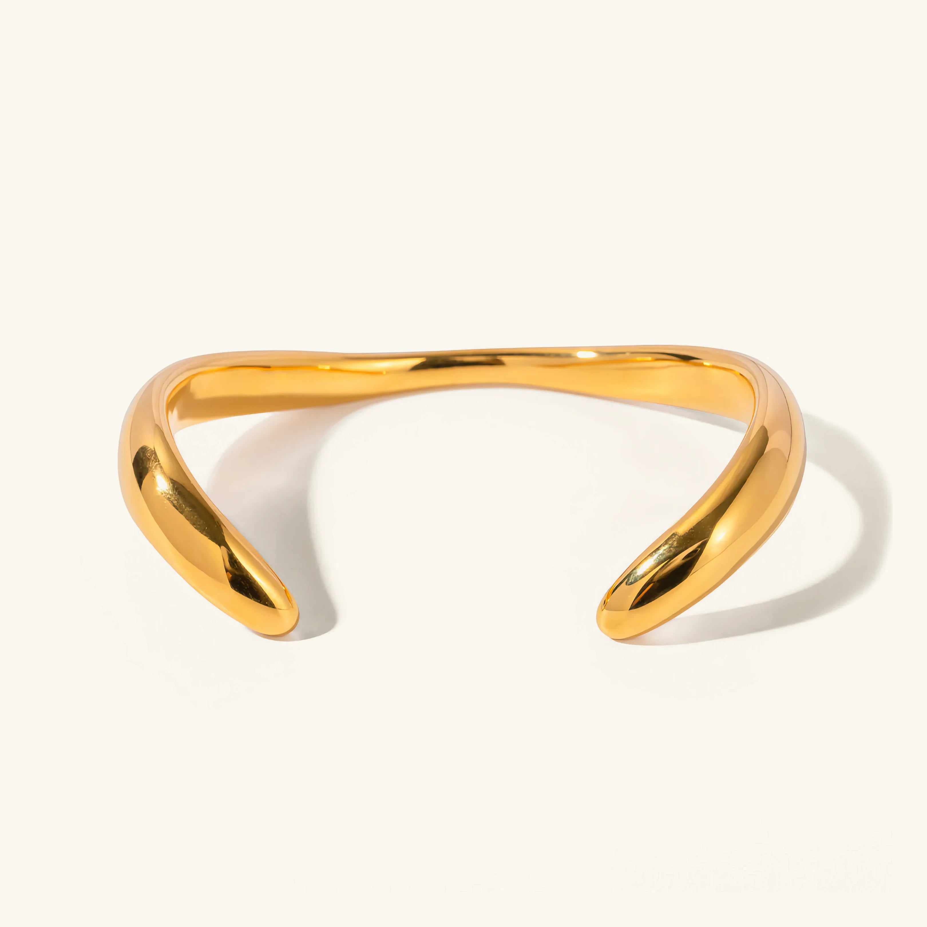 Sophia Contemporary Gold Bangle
