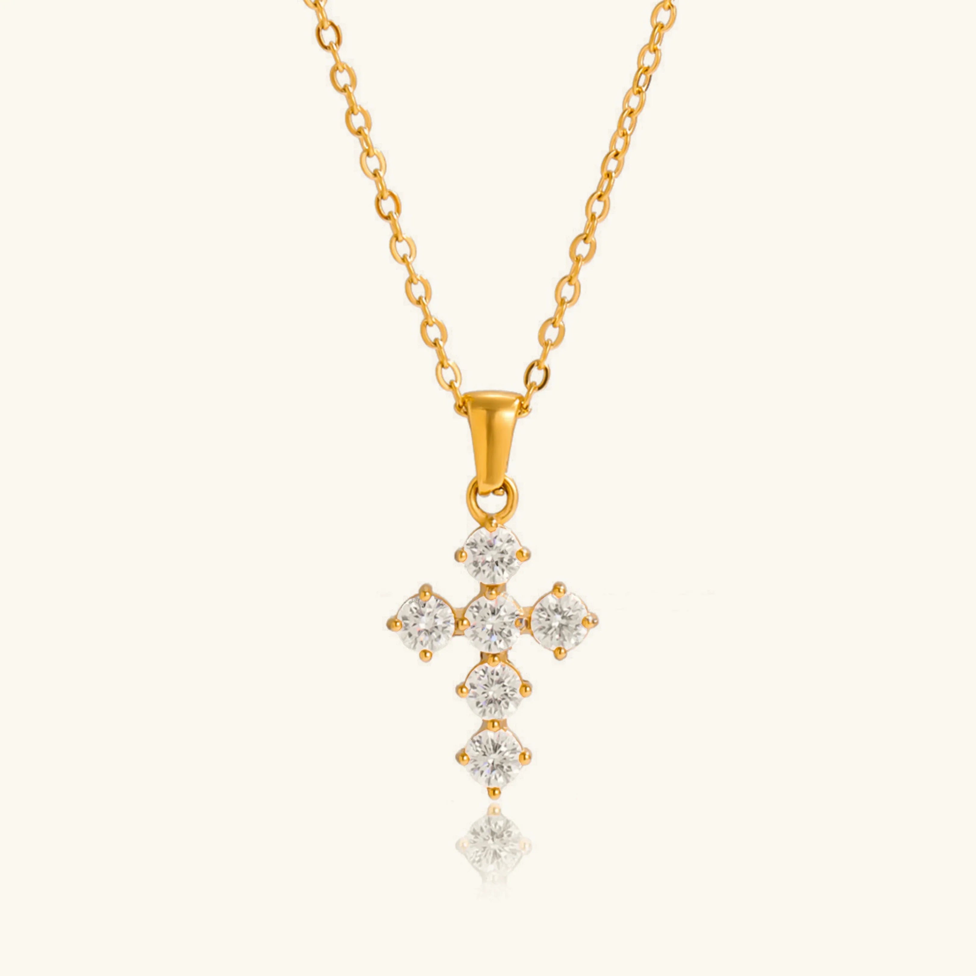 Eir Diamond Cross Necklace