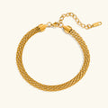 Beachlight Mesh Chain Gold Anklet