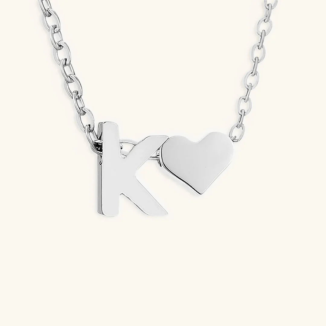 Hathor Initial Letter Gold Necklace