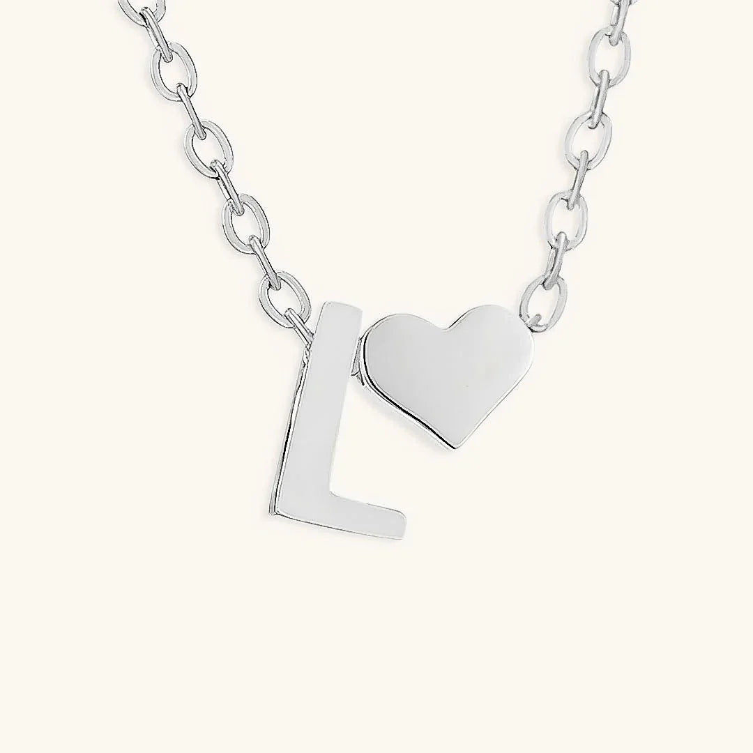 Hathor Initial Letter Gold Necklace