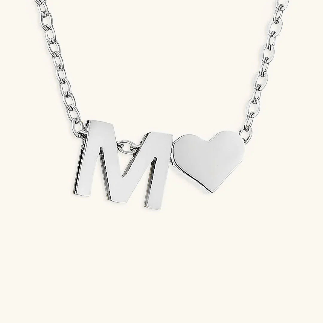 Hathor Initial Letter Gold Necklace