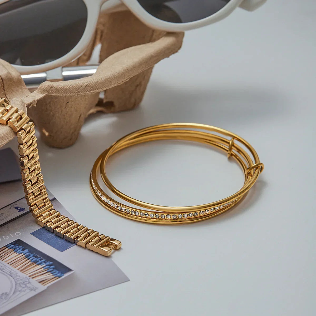 Juliet Stacked Diamond Bracelet