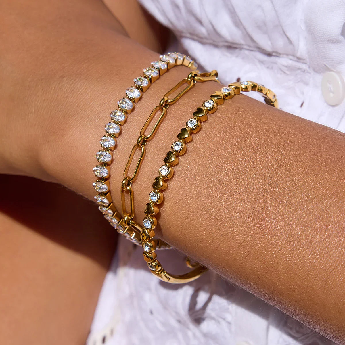 Lena Oval Cut Tennis Bracelet