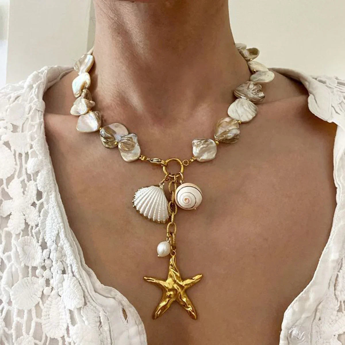 Wadjet Ocean-Inspired Necklace