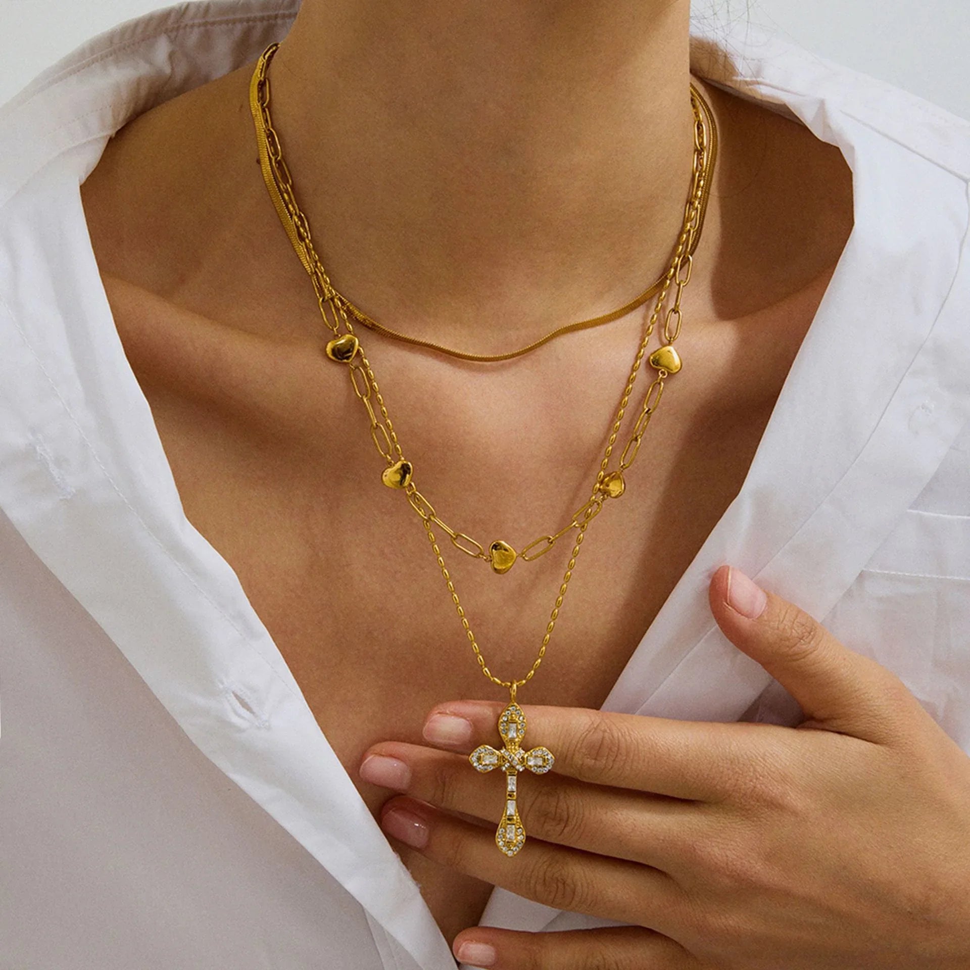 Juno Diamond Crucifix