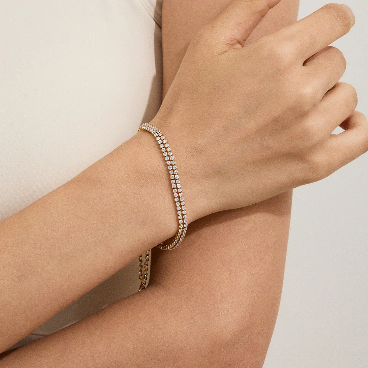 Isabella Double Tennis Bracelet