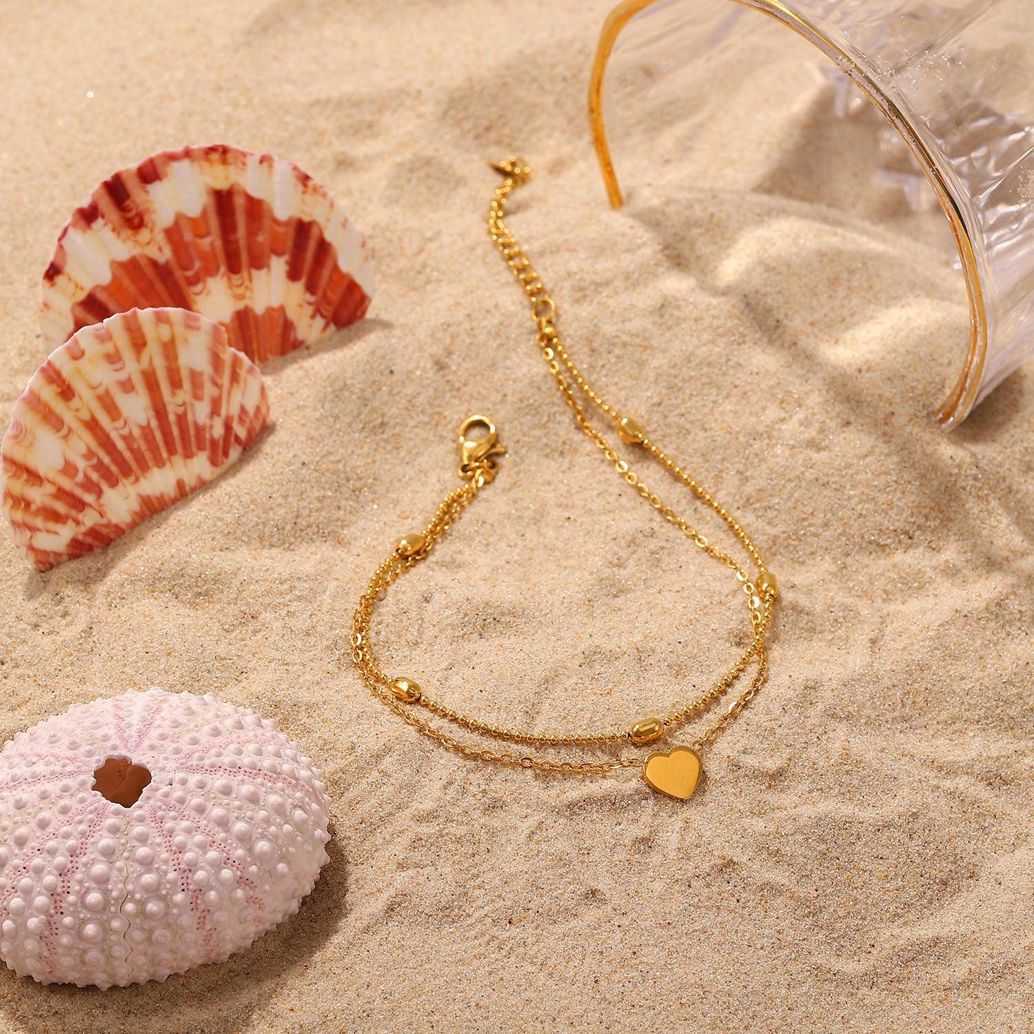 Sea Gold Anklet
