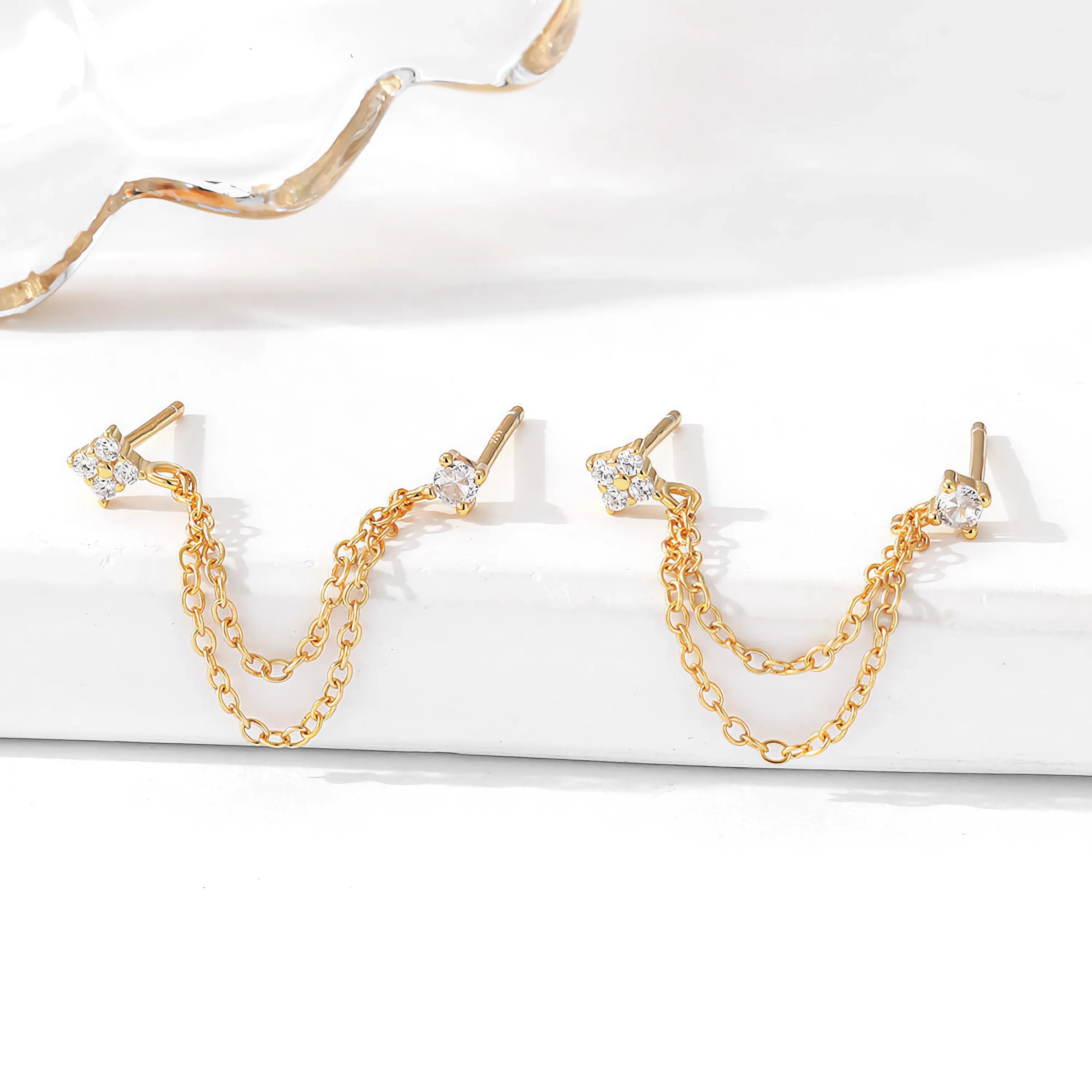 Euphoria Diamond Chain Stud