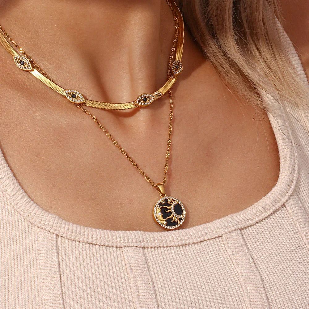 Freya Gold Necklace