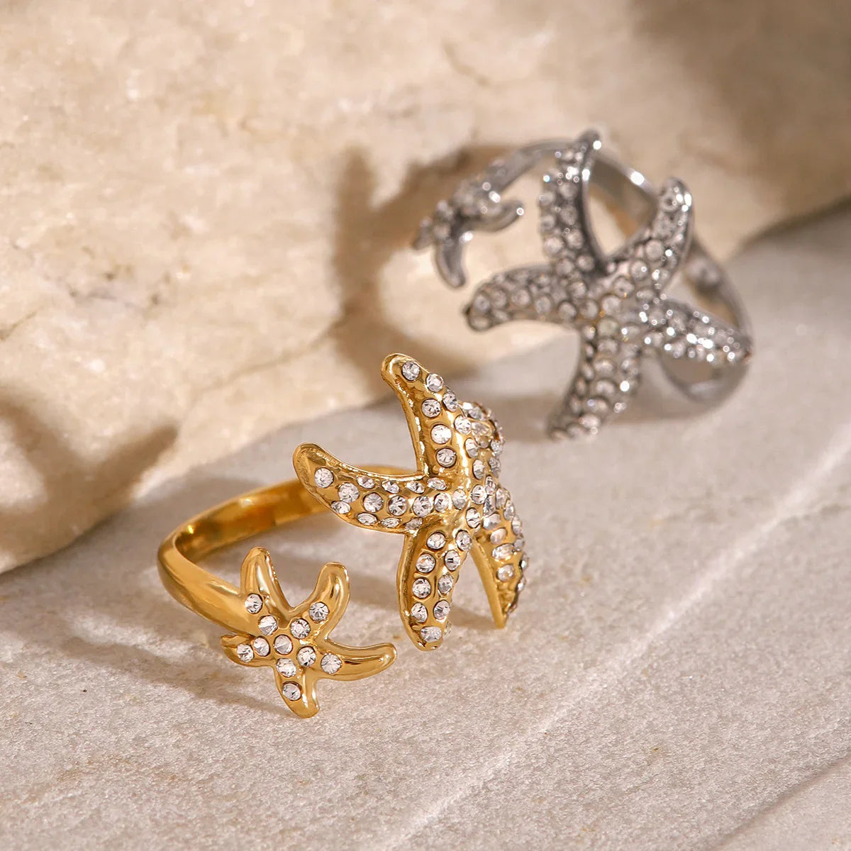 Male Starfish Diamond Ring