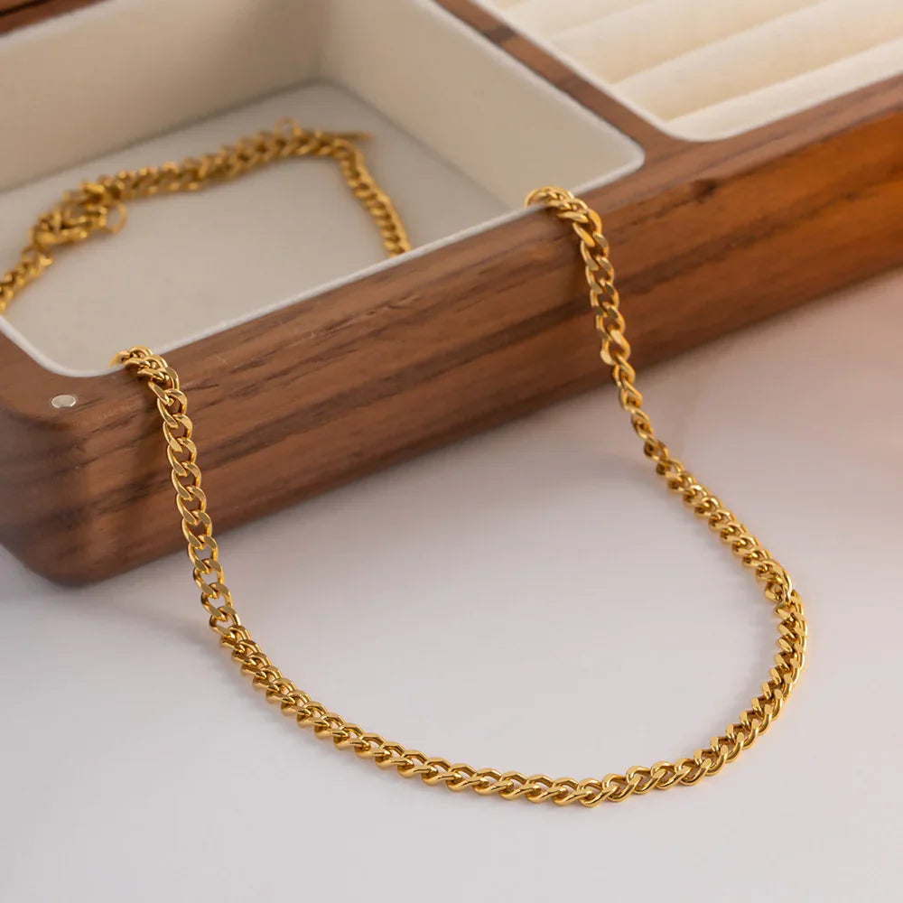 Aurora Gold Chain Necklace