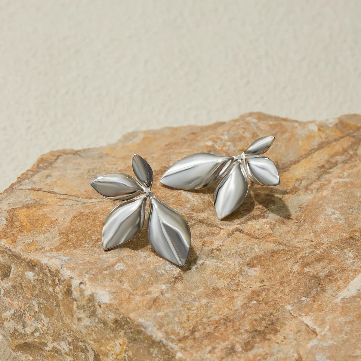 Timeless Gold Petal Earrings