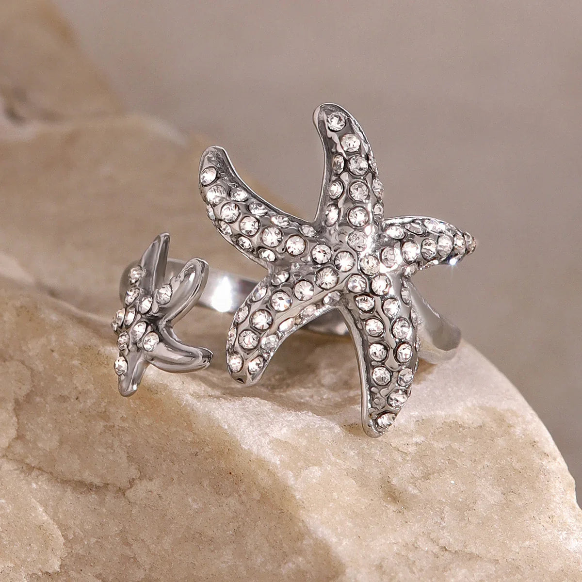 Male Starfish Diamond Ring