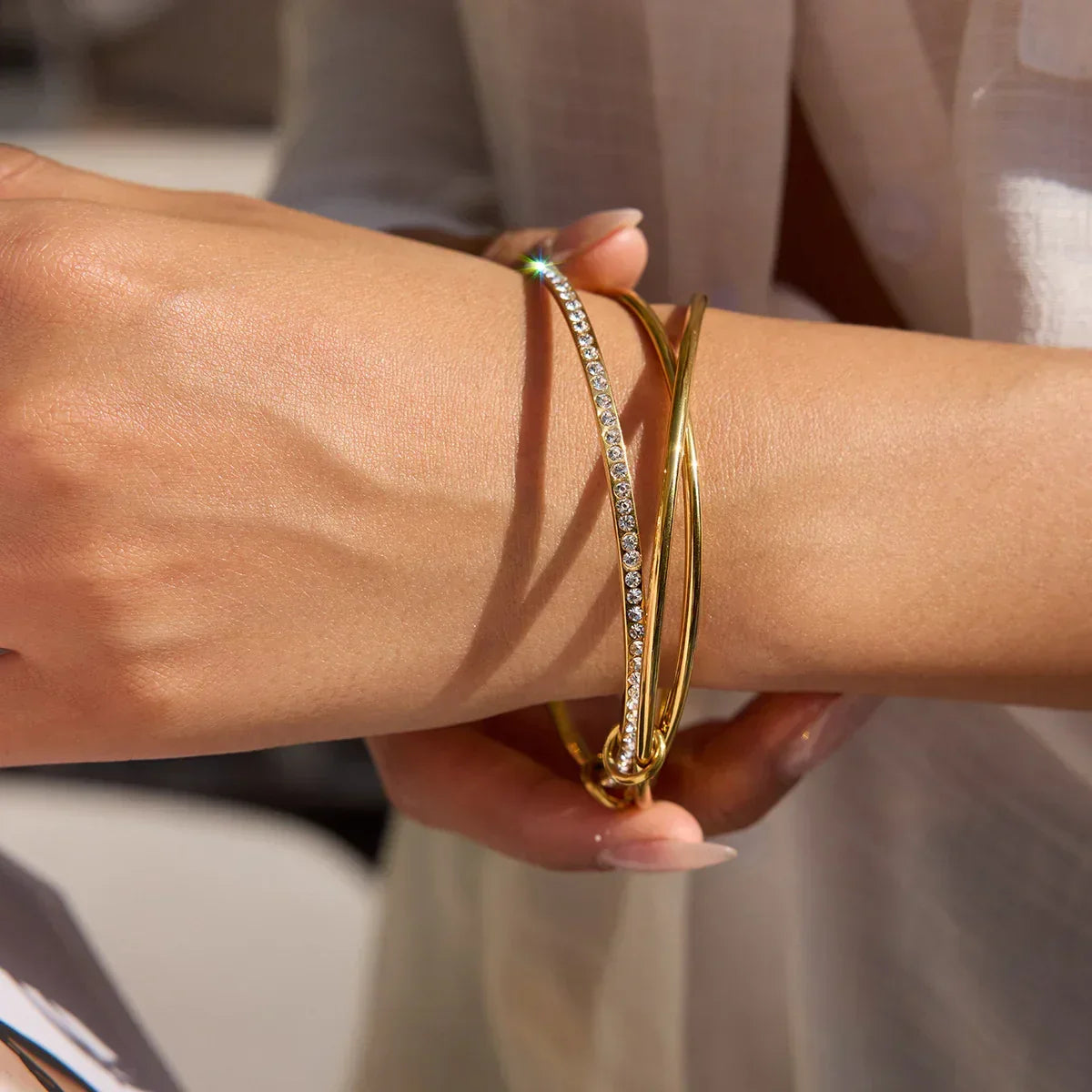 Juliet Stacked Diamond Bracelet