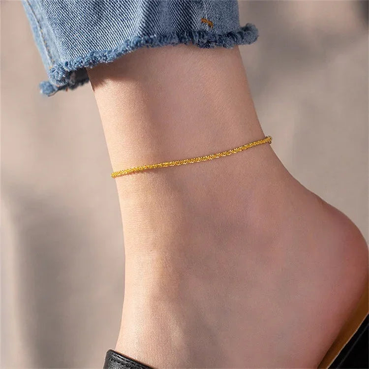 Sunrise Gold Chain Anklet