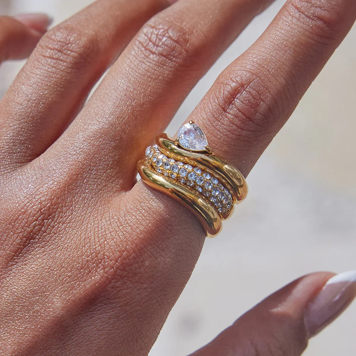 Rhodos Curated Ring Stack Collection