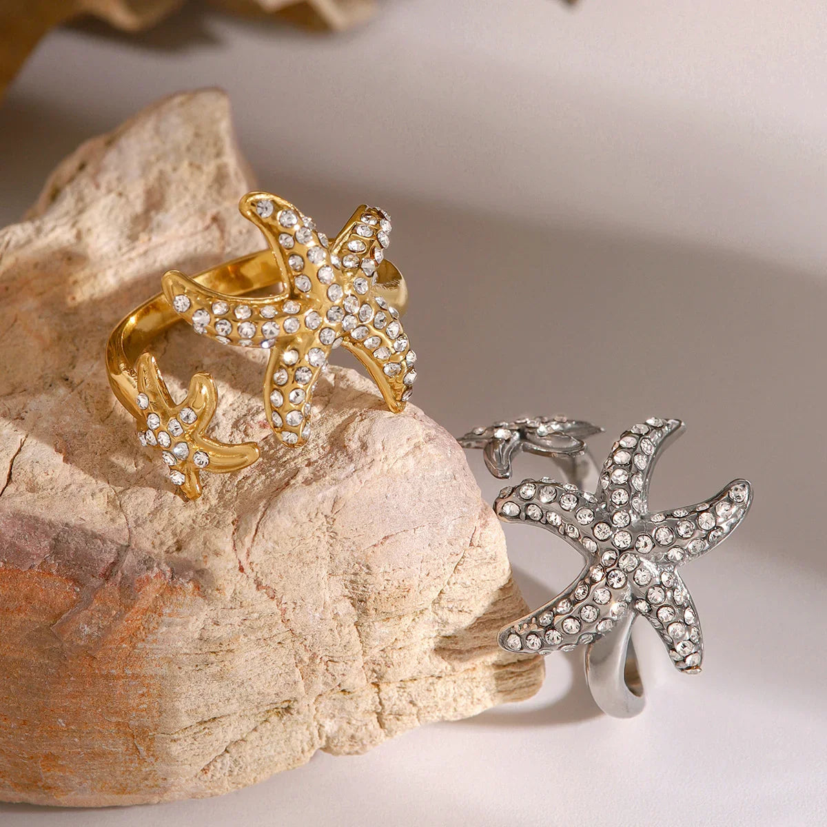 Male Starfish Diamond Ring