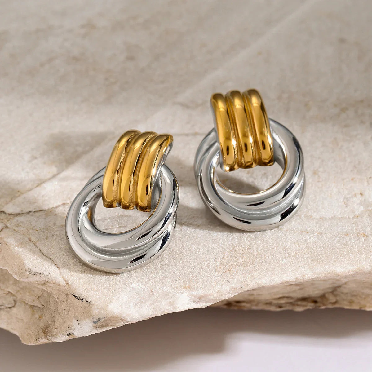 Sparkle Layered Hoop Earrings