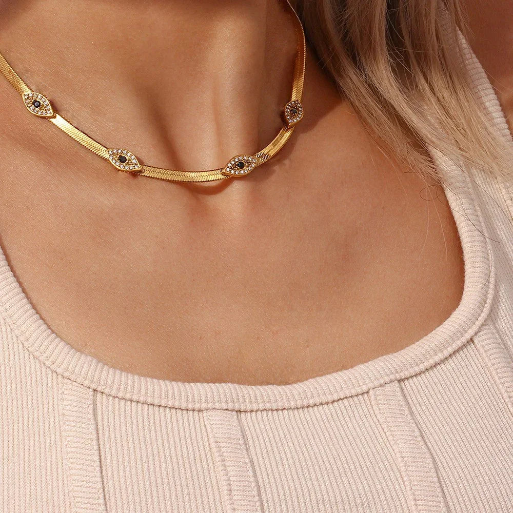 Freya Gold Necklace