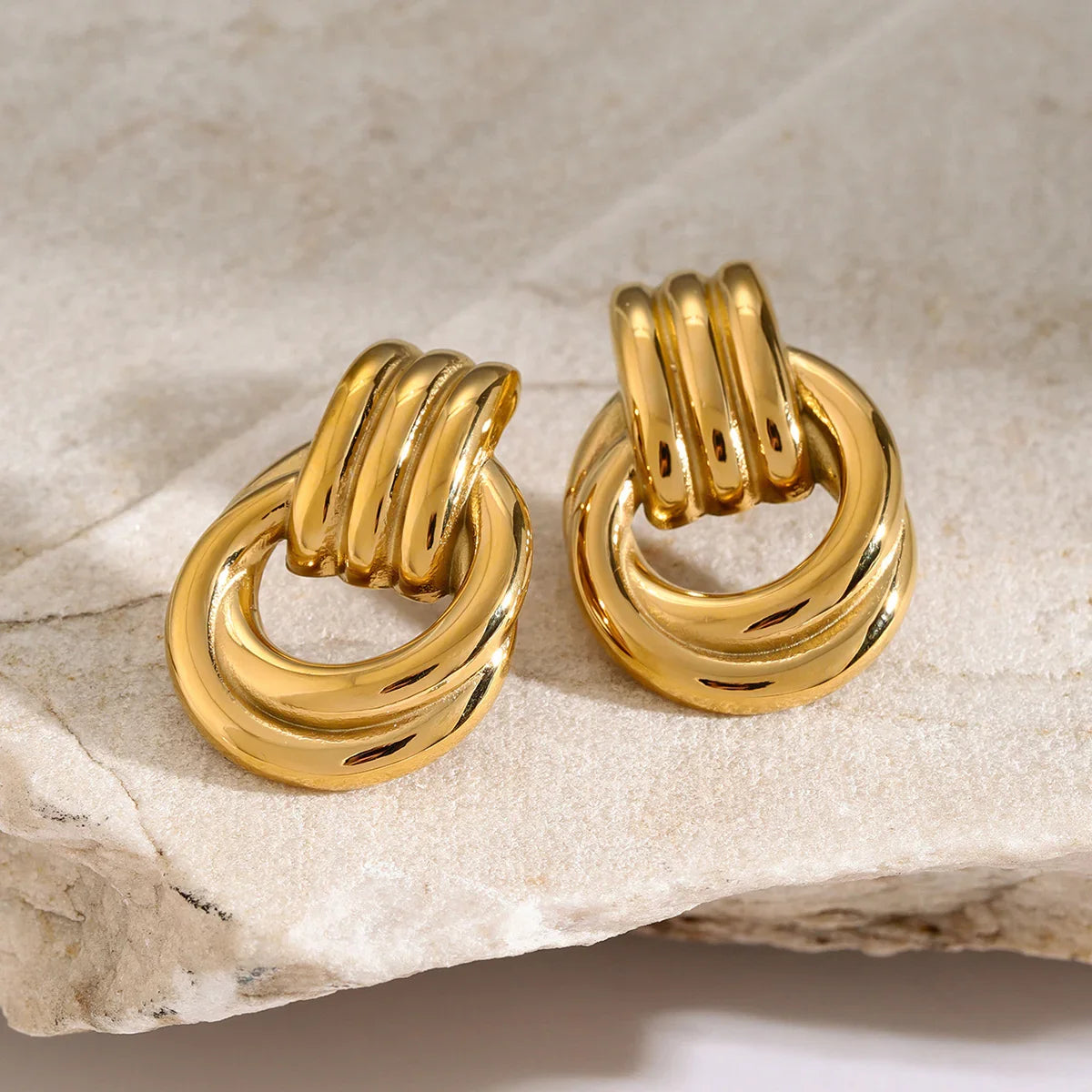 Sparkle Layered Hoop Earrings