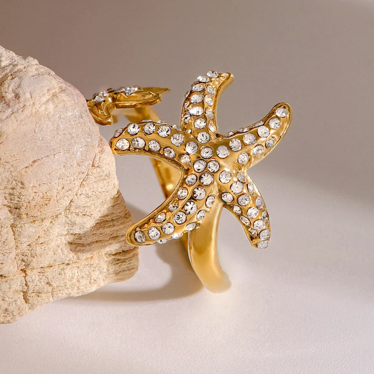 Male Starfish Diamond Ring