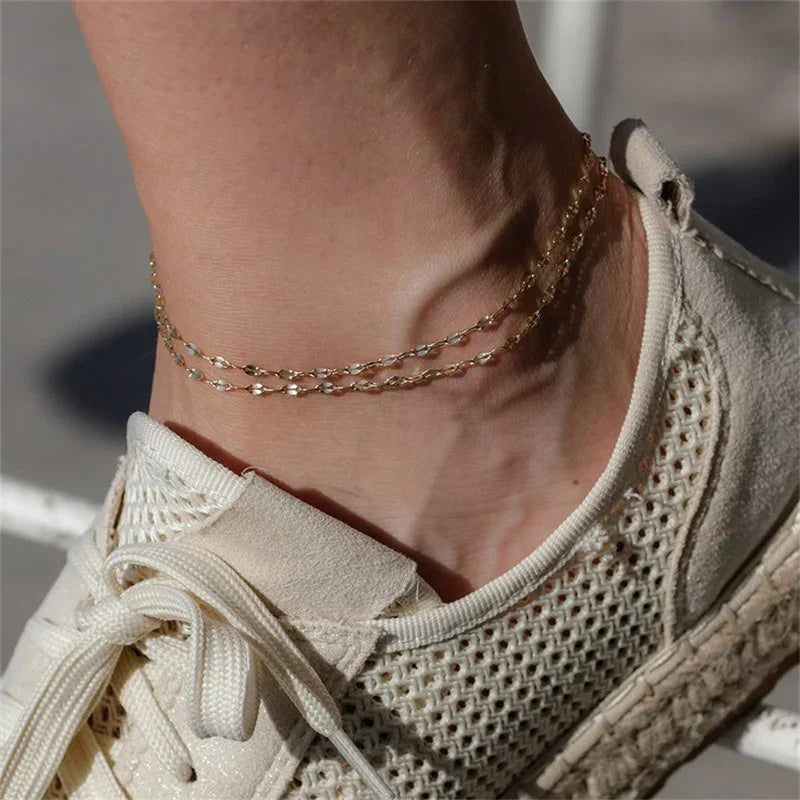 Palm Beach Gold Chain Anklet
