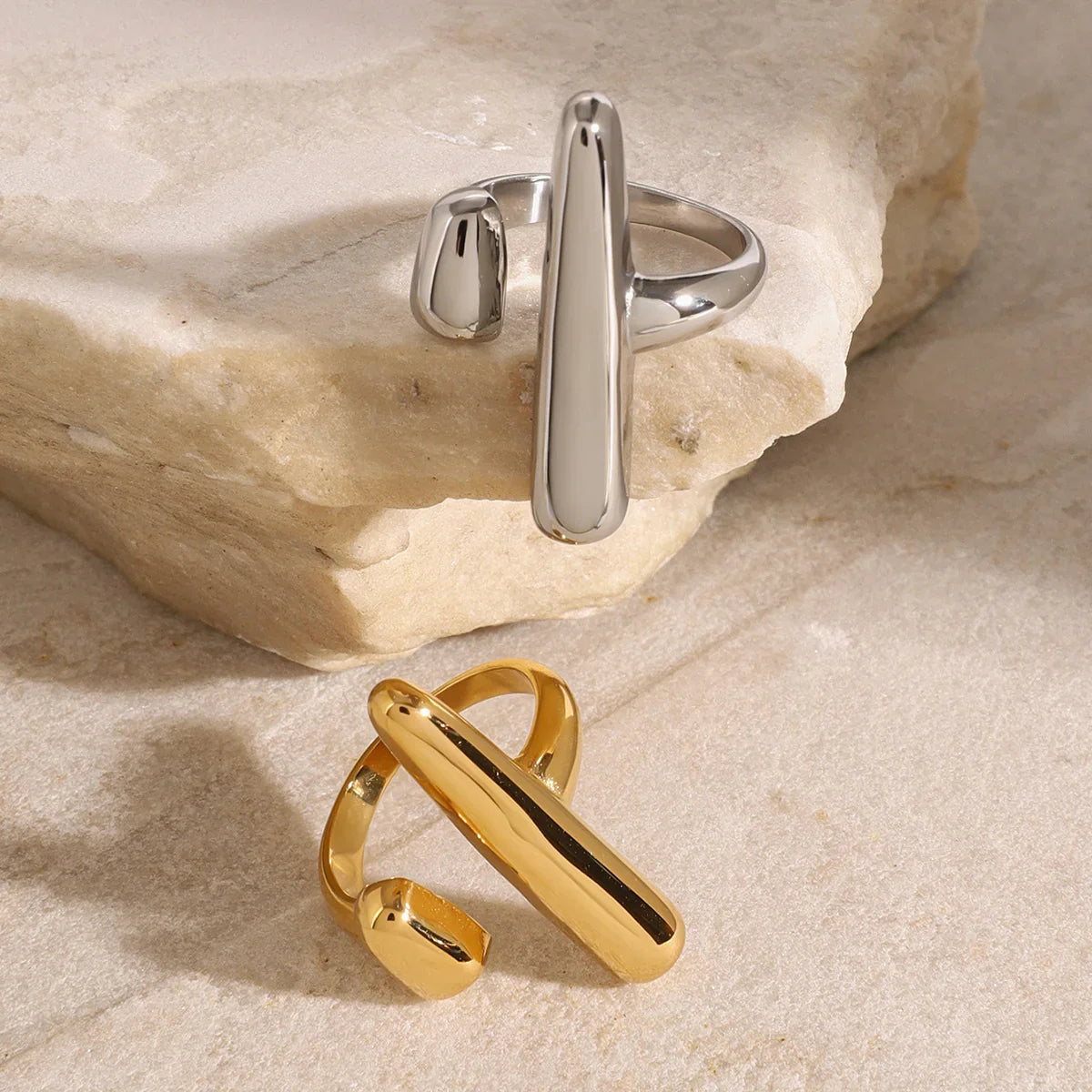 Seoul Contemporary Gold Ring