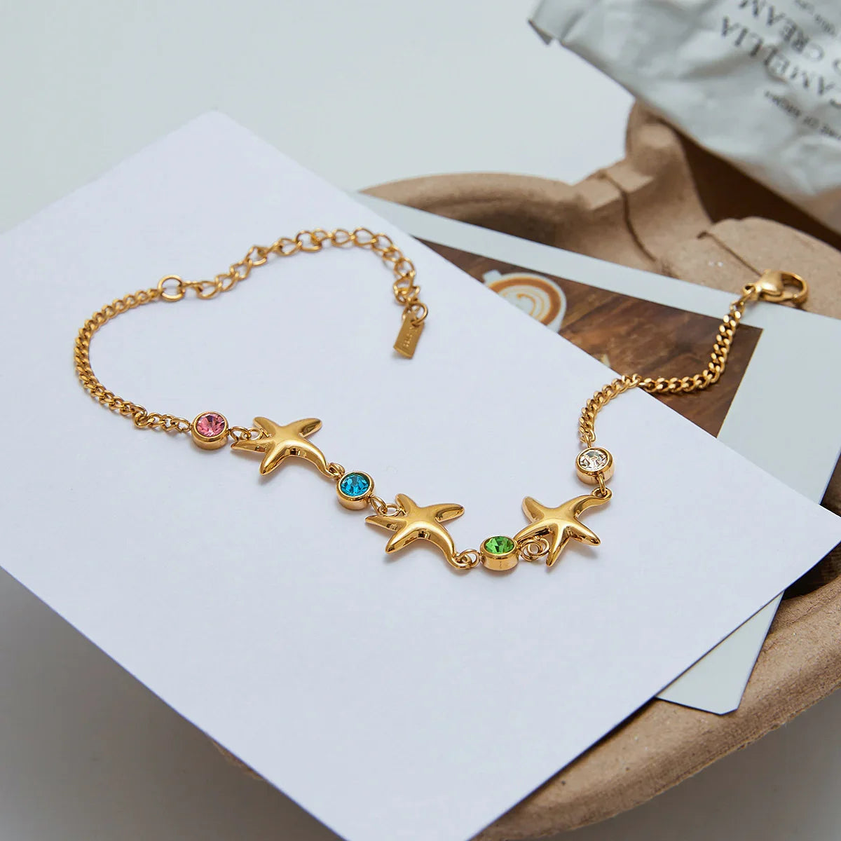 Ellie Golden Starfish Bracelet