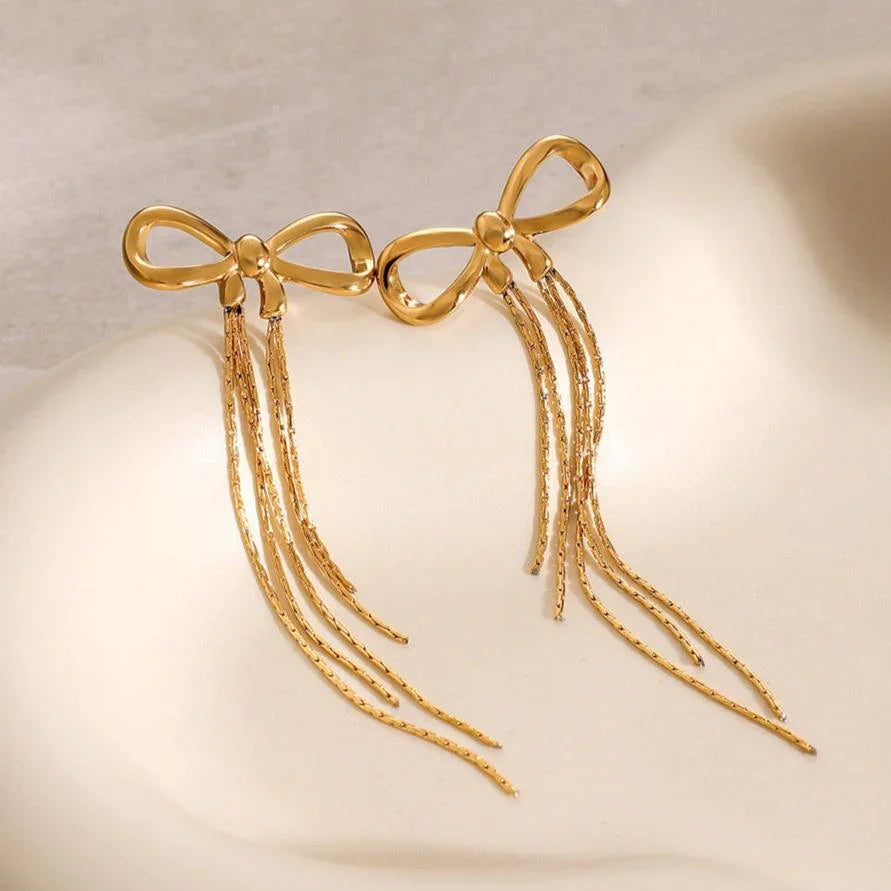 Tenderness Bow Earrings