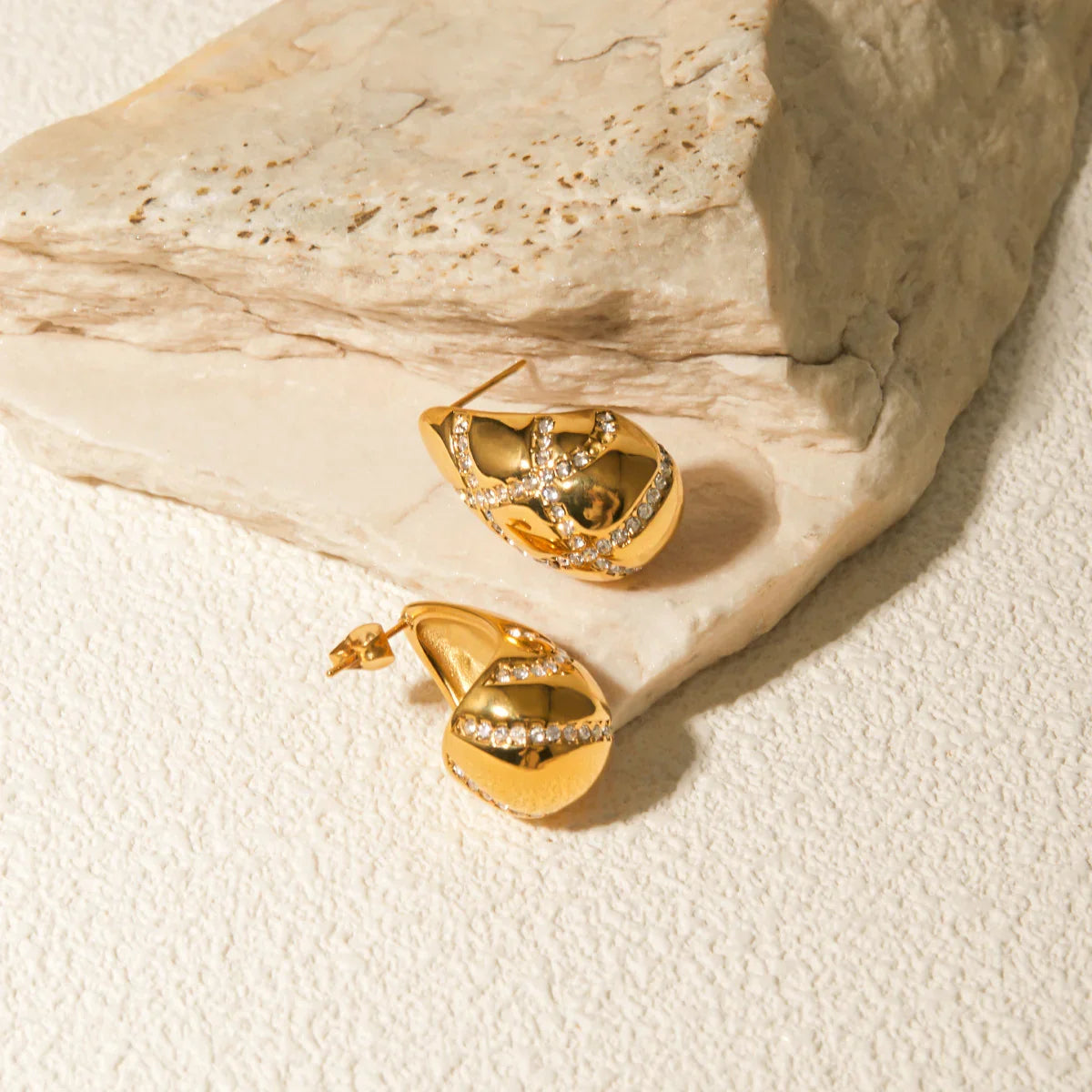Serenity Gold Earrings