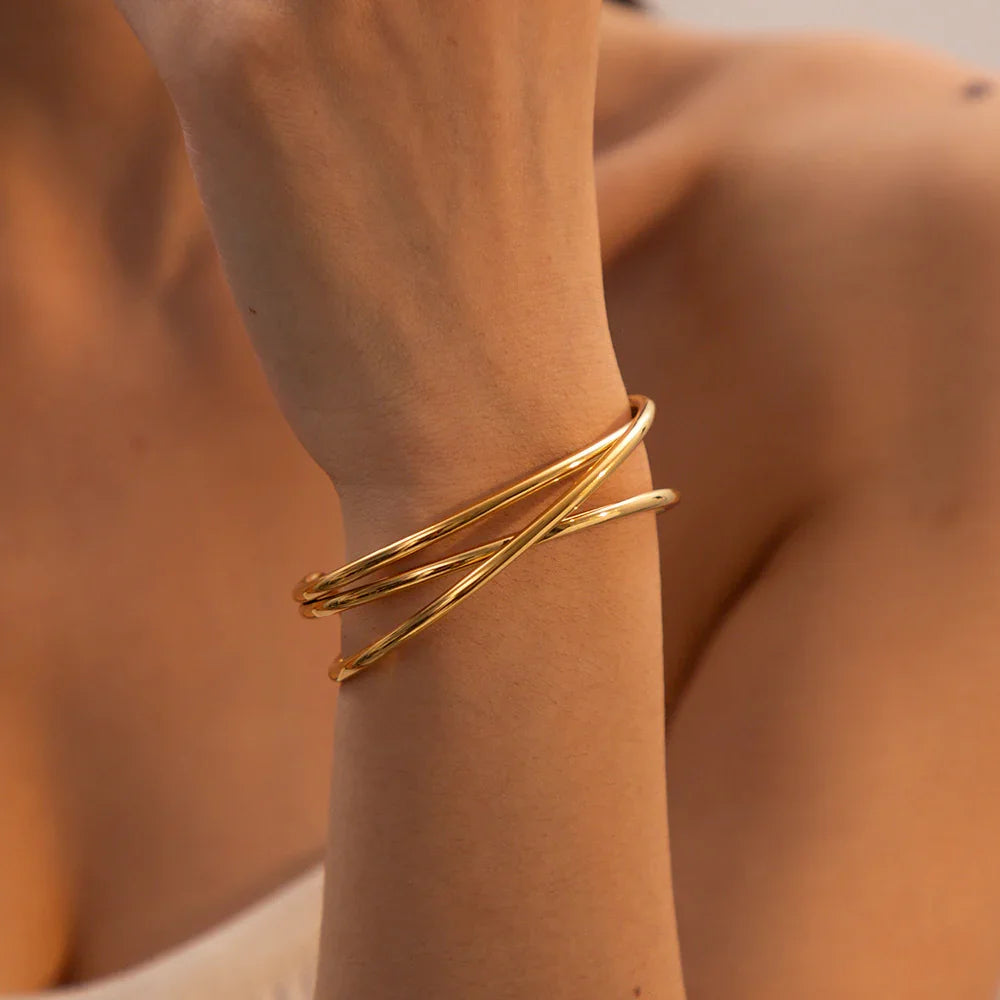Iris Gold Bracelet
