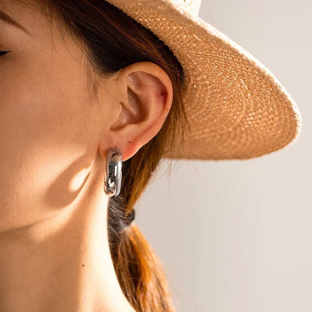 Trust Chunky Gold Hoops