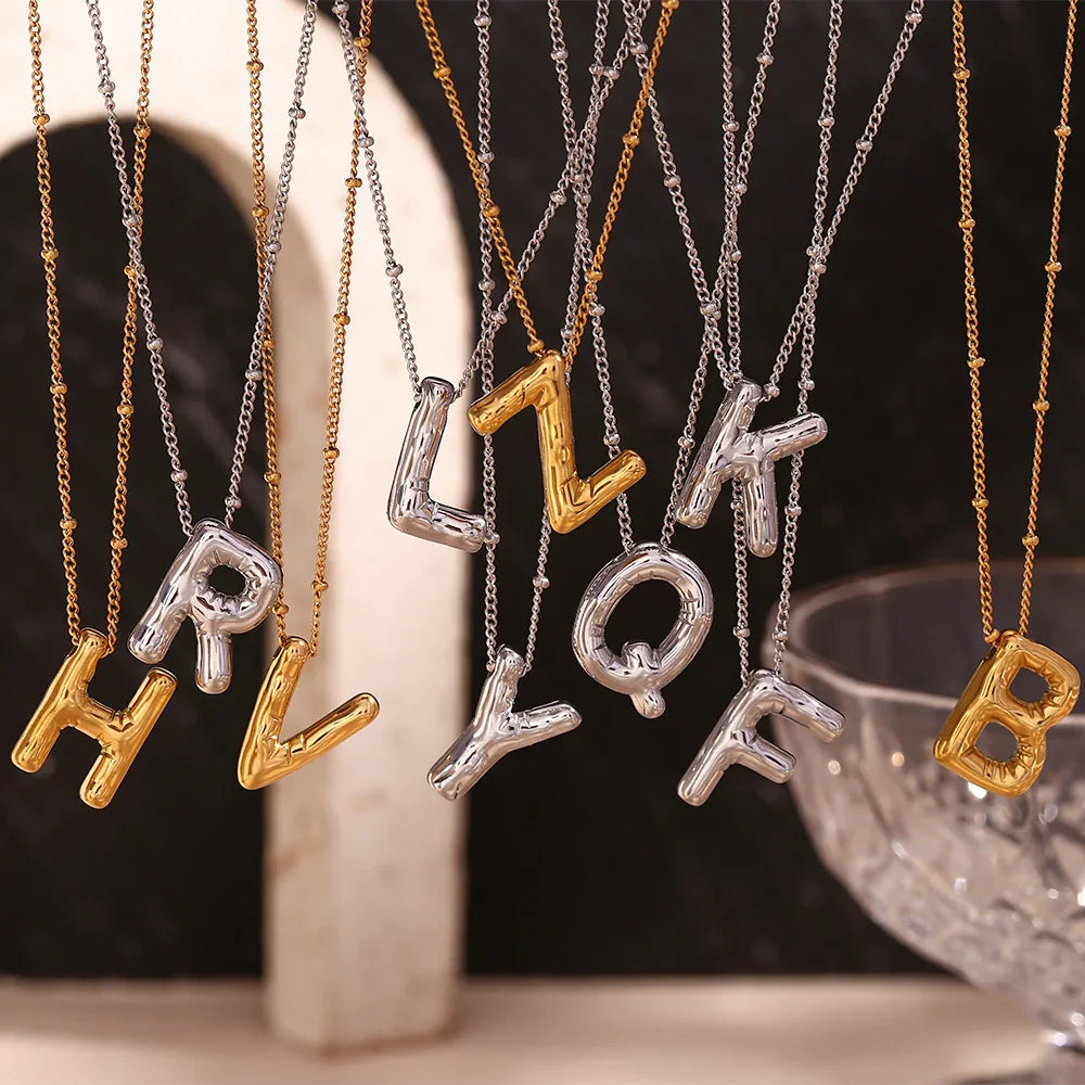 Diana Gold Initial Necklace